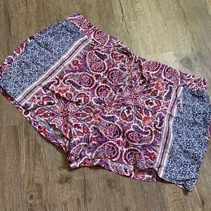 Women’s Paisley Shorts